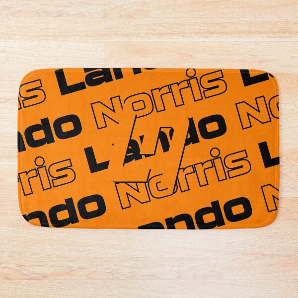 Item preview, Lando Norris LN orange black inspired pattern  designed and sold by Pink Polar F1.