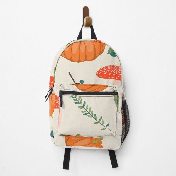 Item preview, Seamless autumn pattern with leaves, berries, pumpkin, mushrooms and branches. designed and sold by MatyKotiv.