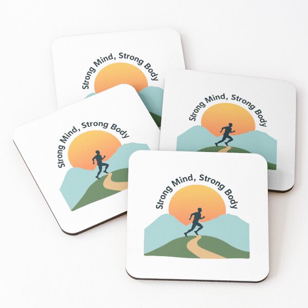 Item preview, Strong Mind Strong Body – Motivational Running and Fitness Design designed and sold by Madustoks.