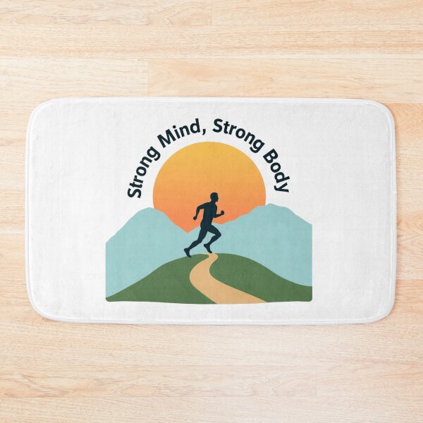 Item preview, Strong Mind Strong Body – Motivational Running and Fitness Design designed and sold by Madustoks.