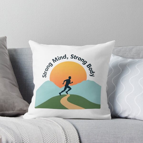 Artikelvorschau, Starker Geist, starker Körper – Motivierendes Lauf- und Fitnessdesign entworfen und verkauft von Madustoks.