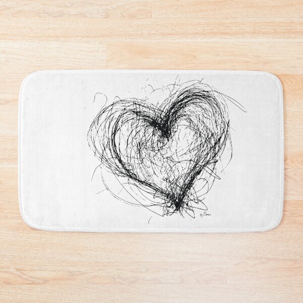 Item preview, Heart symbol ballpoint pen drawing designed and sold by byBenci.