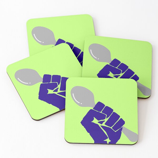 Item preview, Fist holding a spoon in response to Trump  designed and sold by Breezy Day by Meg Gregory.
