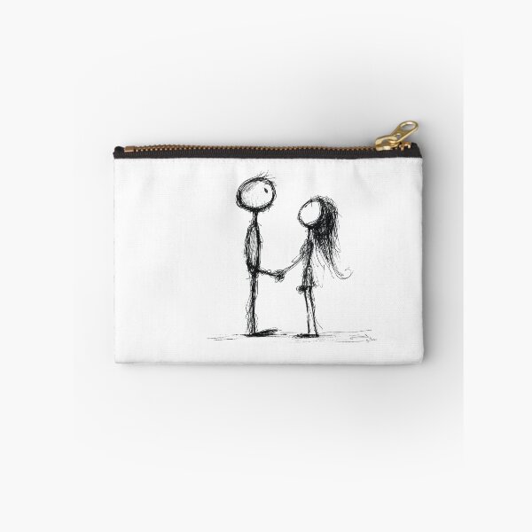 Item preview, couple in lovel, ballpoint pen drawing designed and sold by byBenci.