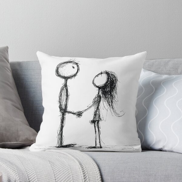 Item preview, couple in lovel, ballpoint pen drawing designed and sold by byBenci.