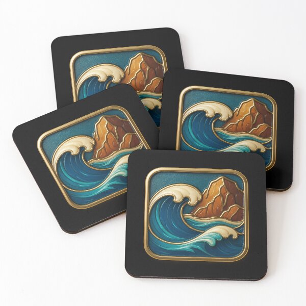 Item preview, The power of the ocean: wave against rock designed and sold by Girih.