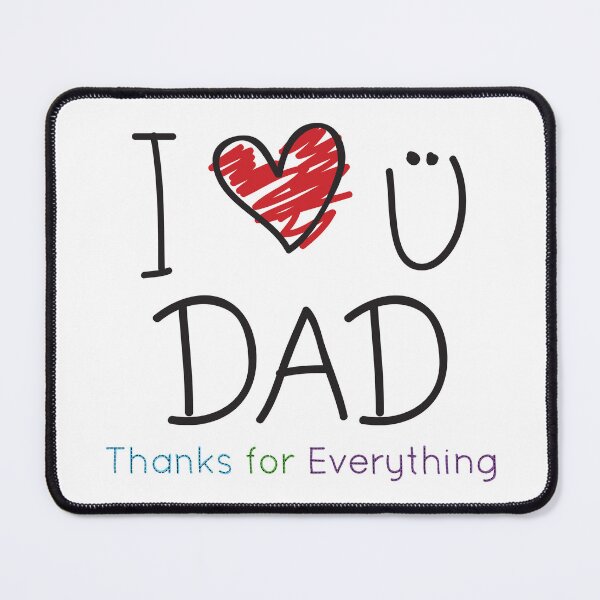 Item preview, Dad, I Love You – Handwritten Typography Design designed and sold by Katherine Ann.