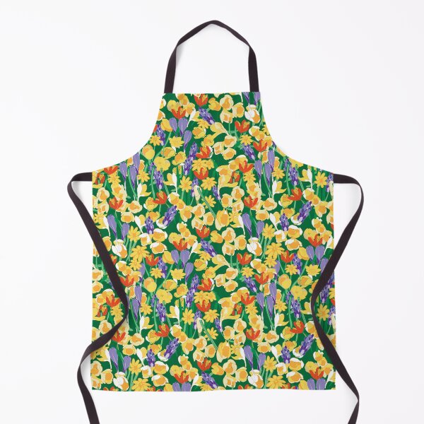 Item preview, Daffodils, Grape Hyacinths, Yellow Crocuses, Red Tulips designed and sold by Madeline Binder Art & Design.