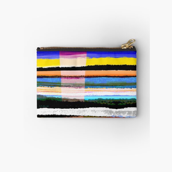 Item preview, Artisan plaid hand-dyed checks boho check pattern Tartan blue rainbow designed and sold by rupydetequila.
