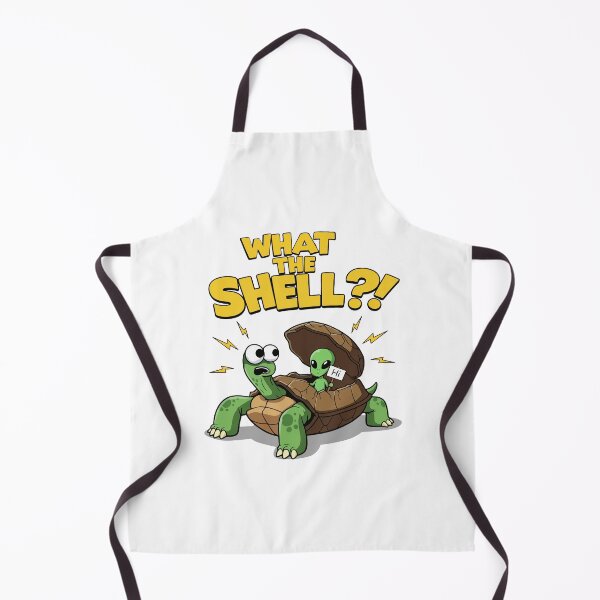 Item preview, WHAT THE SHELL - Alien Inside a Tortoise Cartoon designed and sold by amithachapa.