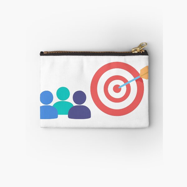 Item preview, Minimalist Graphic of Figures and Arrow Hitting Target Bullseye designed and sold by Creative88Art.