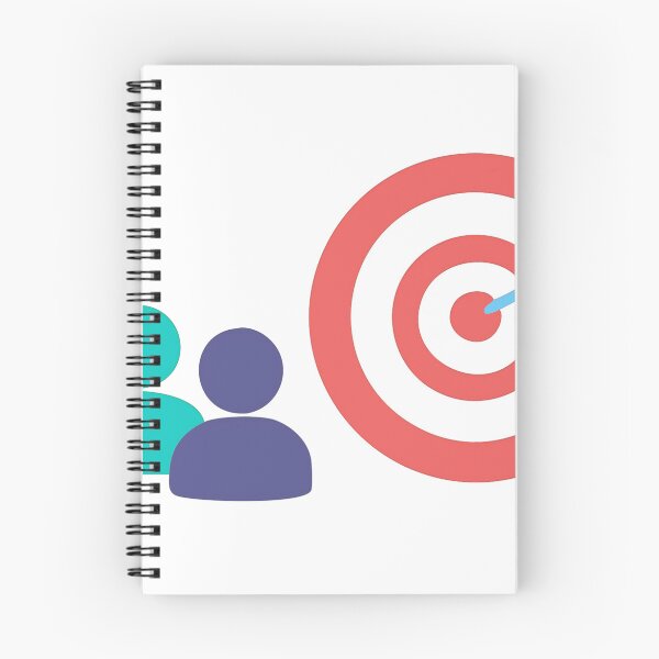 Item preview, Minimalist Graphic of Figures and Arrow Hitting Target Bullseye designed and sold by Creative88Art.