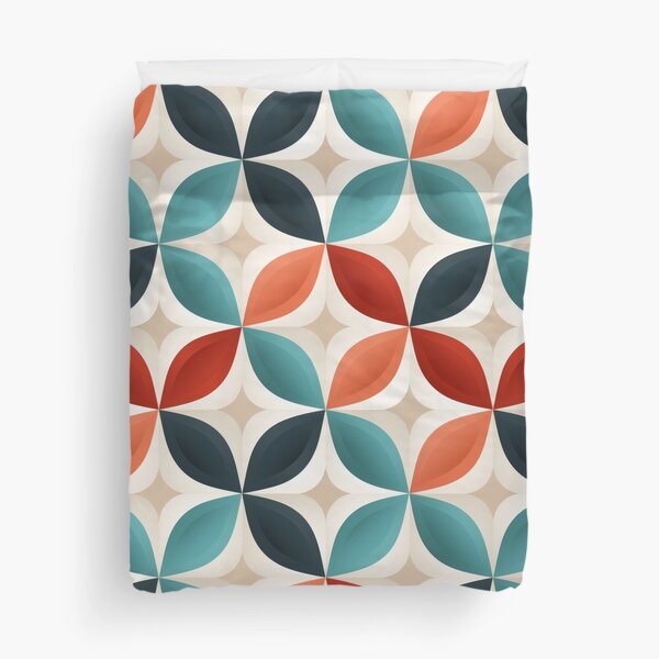 Item preview, Retro Geometric Leaf Pattern designed and sold by Atlas Kai.