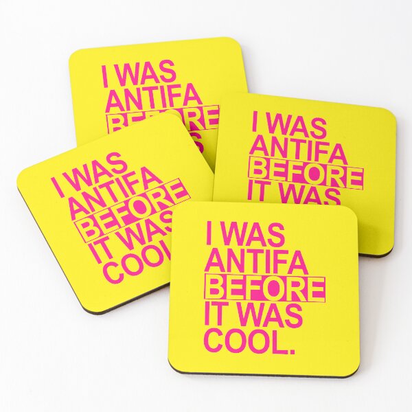 Item preview, I was ANTIFA before it was cool - hot pink designed and sold by Thelittlelord.