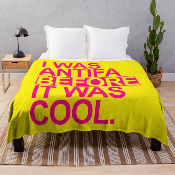 Item preview, I was ANTIFA before it was cool - hot pink designed and sold by Thelittlelord.