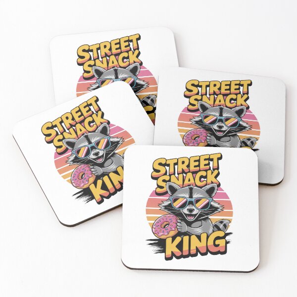 Item preview, Street Snack King – Cool Raccoon Donut Lover designed and sold by EpicMediaShop.