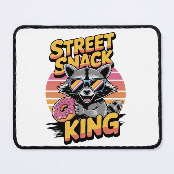 Item preview, Street Snack King – Cool Raccoon Donut Lover designed and sold by EpicMediaShop.
