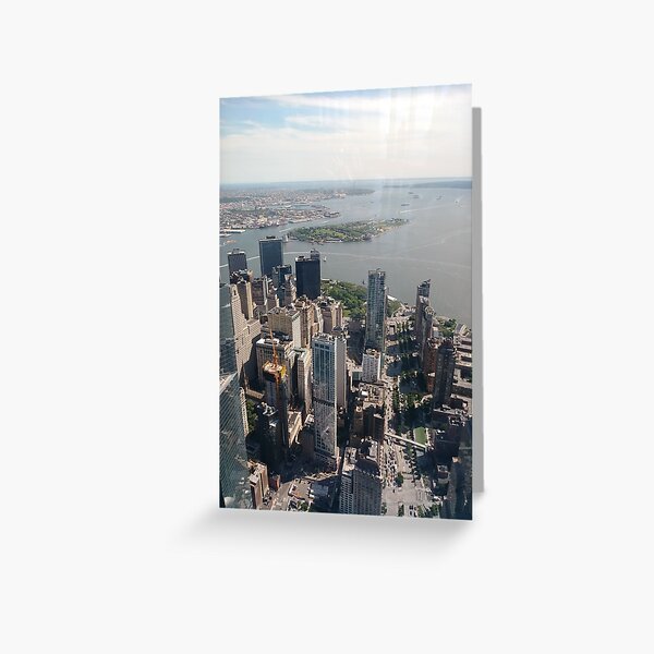 Manhattan, #Manhattan, New York, #NewYork, NYC, #NYC, New York City, #NewYorkCity Greeting Card