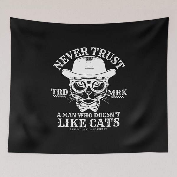 Item preview, A man who doesn't like cats designed and sold by Peerless-Prime.