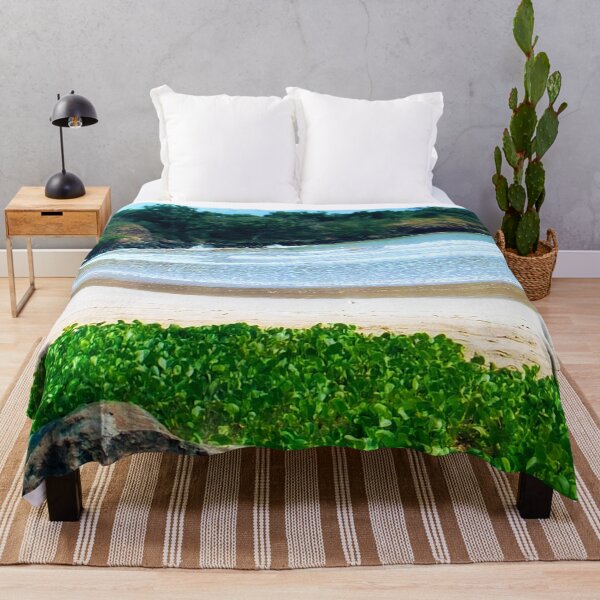 Item preview, Hawaii beach paradise at Hanalei Bay, Kauai | Hawaiian gifts designed and sold by Lindsay Marie Patterns.
