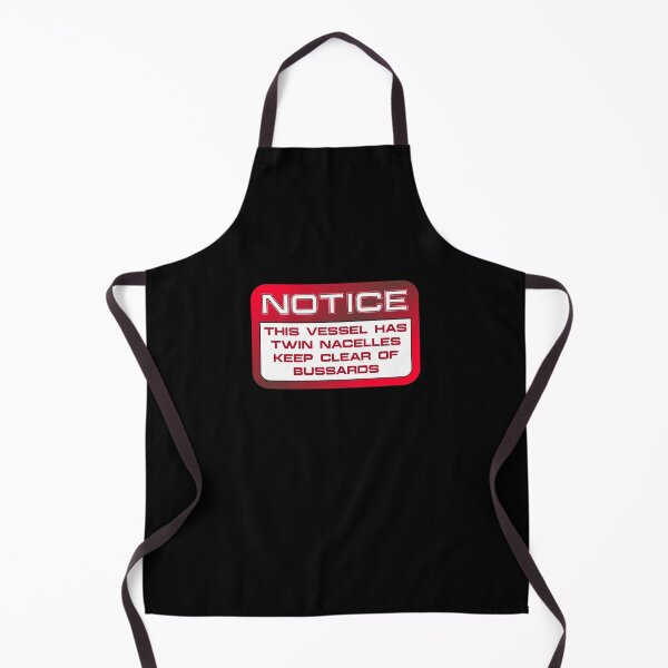 Item preview, Starship Warning Label designed and sold by Forward Hull Finds.