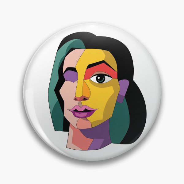 Item preview, Abstract Cubist Face designed and sold by Gentle40Winks.