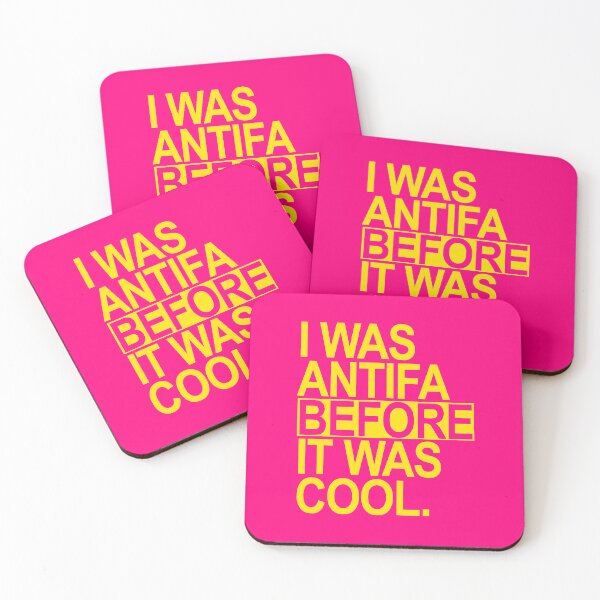 Item preview, I was ANTIFA before it was cool - yellow designed and sold by Thelittlelord.