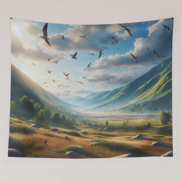 Item preview, Birds soaring through the sky designed and sold by Arleven.