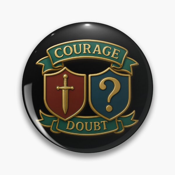 Item preview, Courage and Doubt: A Coat of Arms of Strength and Reflection designed and sold by Girih.