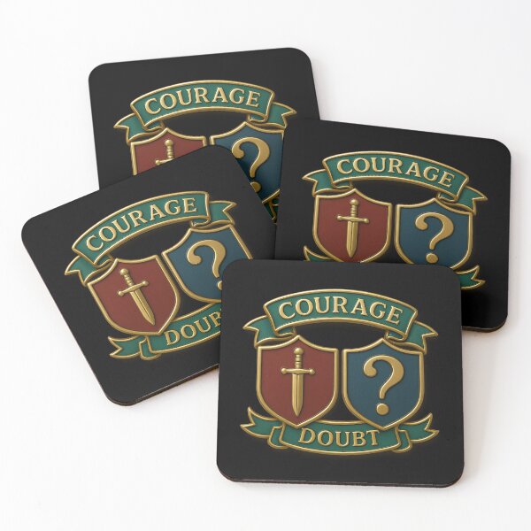 Item preview, Courage and Doubt: A Coat of Arms of Strength and Reflection designed and sold by Girih.