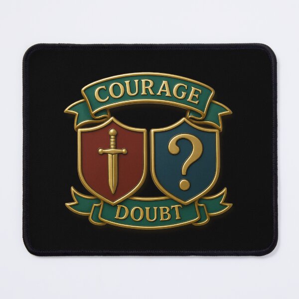 Item preview, Courage and Doubt: A Coat of Arms of Strength and Reflection designed and sold by Girih.