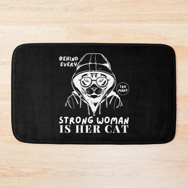 Item preview, The cat behind the strong woman designed and sold by Peerless-Prime.