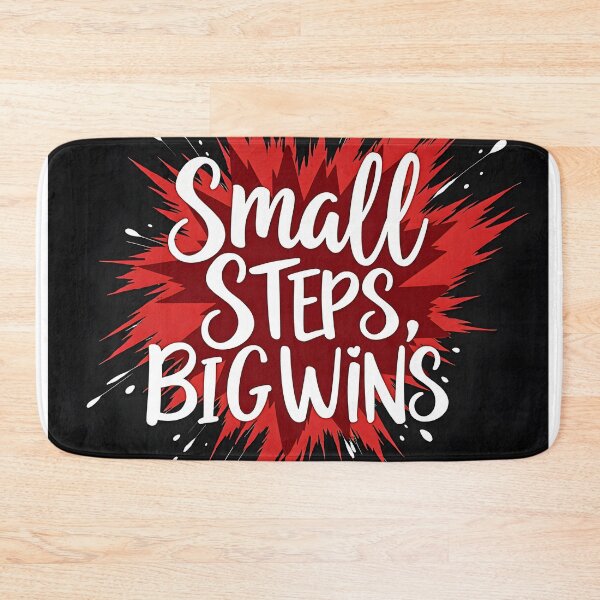 Item preview, Small Steps, Big Wins - Inspirational Quote designed and sold by nhk999.