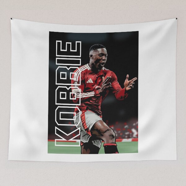 Item preview, Kobbie Mainoo Europa League Magic – Goal vs Lyon Artwork designed and sold by GrizzlyCollective.