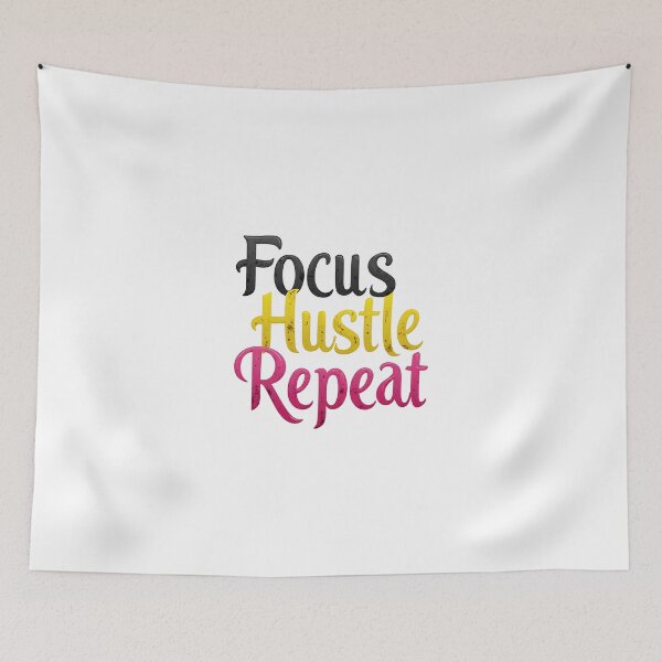 Item preview, Focus Hustle Repeat designed and sold by gogettadriptees.