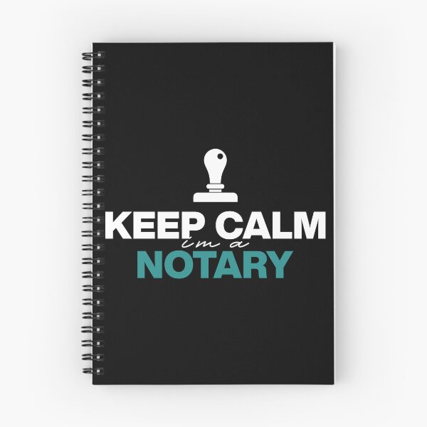 Item preview, Keep Calm I’m a Notary - Minimal Notary Stamp Icon Design in Teal designed and sold by NotaryLife.