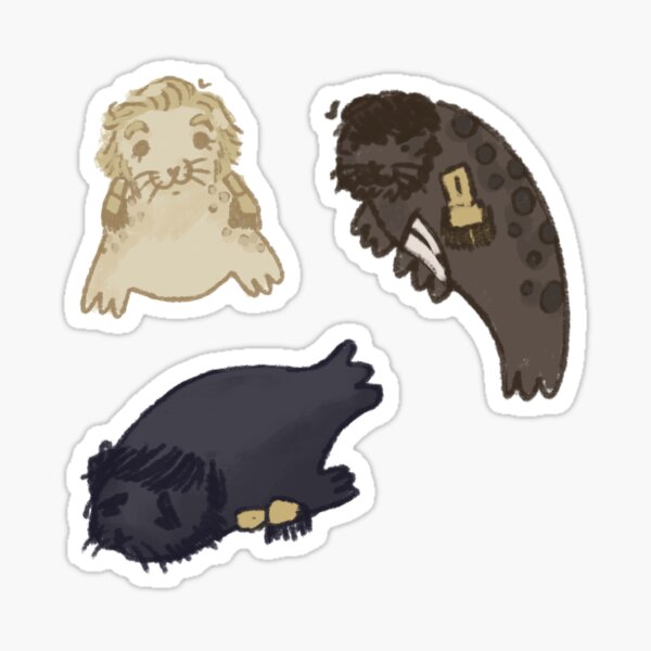 Item preview, Terror Lieuts seal stickers designed and sold by yaoipeglarpaper.