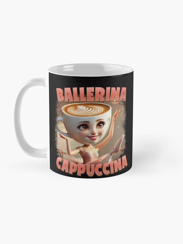 Thumbnail 3 of 6, Coffee Mug, Ballerina Cappuccina — Dance with Caffeine designed and sold by GeekStorie.