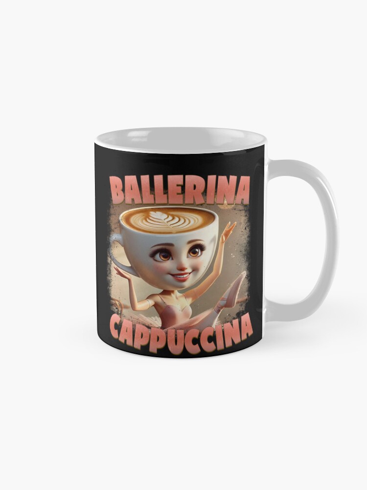Thumbnail 5 of 6, Coffee Mug, Ballerina Cappuccina — Dance with Caffeine designed and sold by GeekStorie.