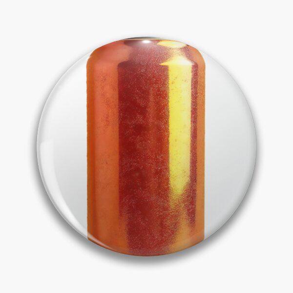 Item preview, Tall Aluminum Can with Orange Metallic Finish on transparent Background designed and sold by Creative88Art.