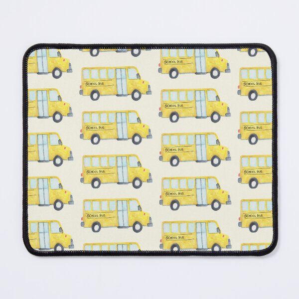 Item preview, School Bus Pattern – Watercolor Back to School Art designed and sold by Katherine Ann.