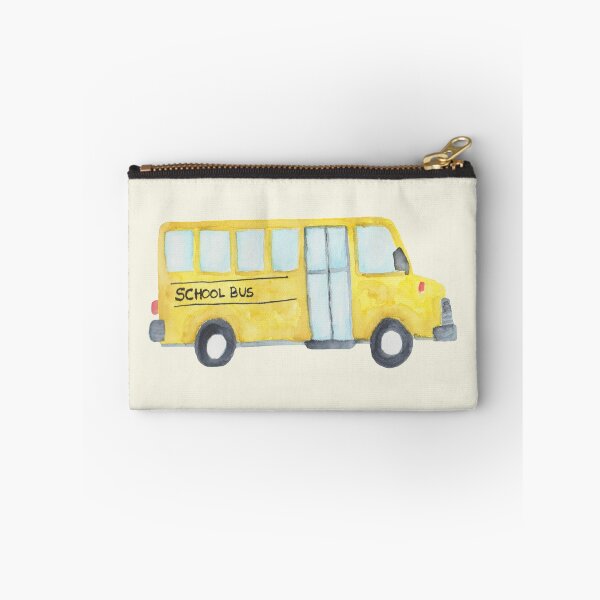 Item preview, School Bus Pattern – Watercolor Back to School Art designed and sold by Katherine Ann.