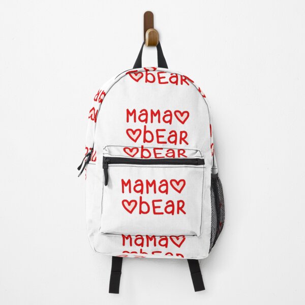 Item preview, Mama Bear, Red Cute Simple Pink Hearts designed and sold by Memes N Lore .