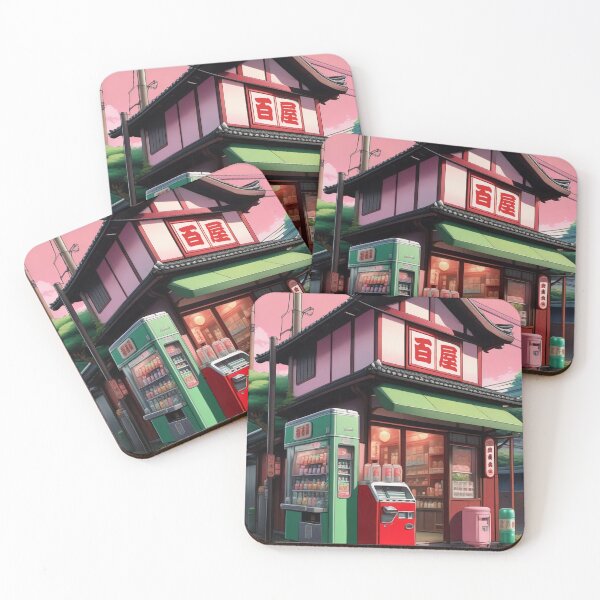 Item preview, Ilustración lofi de una máquina expendedora de comestibles japonesa designed and sold by DreamCraze.