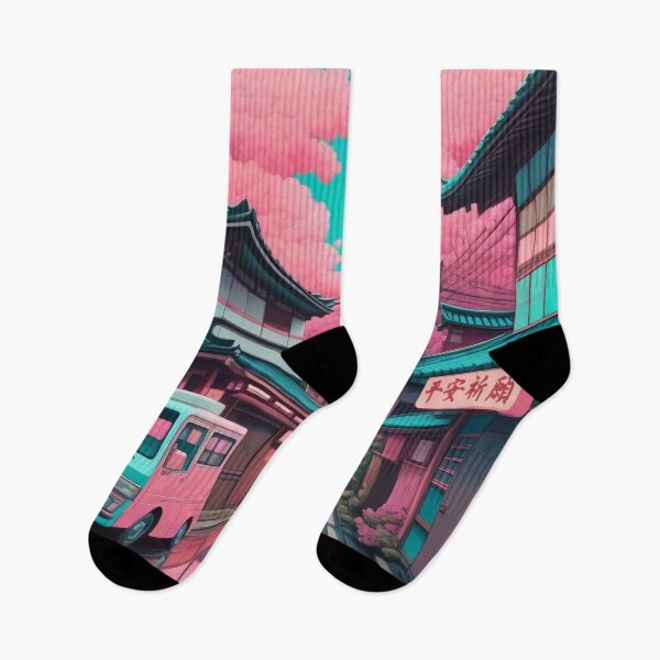 Artikelvorschau, Hanami Retrowave Japanische Lofi-Illustration entworfen und verkauft von DreamCraze.