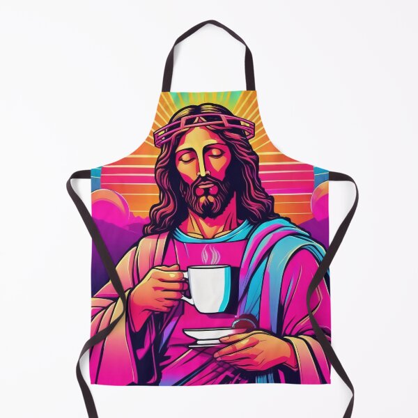 Artikelvorschau, 80er Vapor Wave Jesus Anbetung Kaffee entworfen und verkauft von DreamCraze.