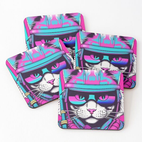Item preview, Cyberpunk Catana Samurai Operator Cat designed and sold by DreamCraze.