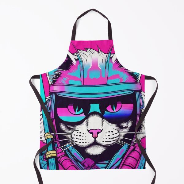 Item preview, Cyberpunk Catana Samurai Operator Cat designed and sold by DreamCraze.