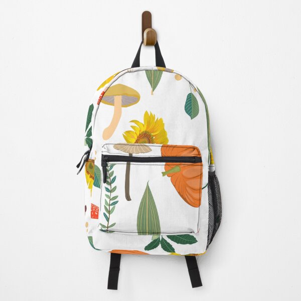 Item preview, Seamless autumn pattern with leaves, berries, sunflowers, pumpkin, mushrooms and branches. designed and sold by MatyKotiv.