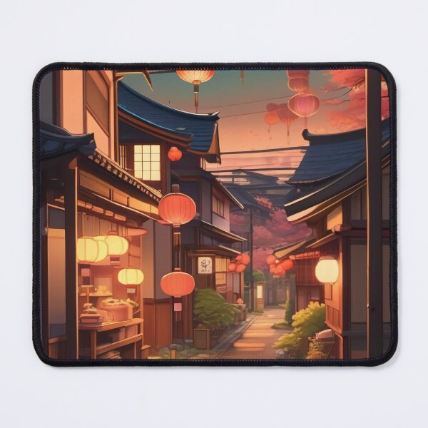 Aperçu de l'œuvre Rue japonaise confortable Lofi Chill créée et vendue par DreamCraze.